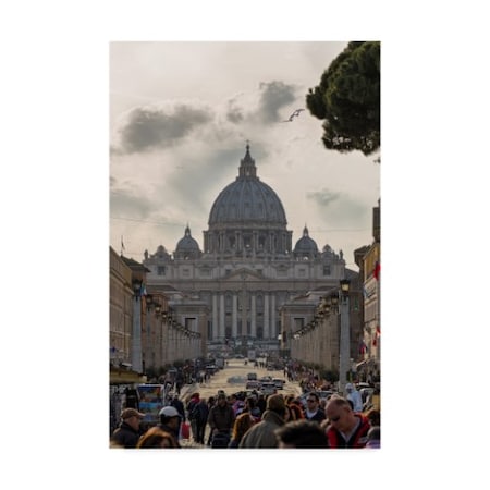Giuseppe Torre 'S. Peters Way' Canvas Art,12x19